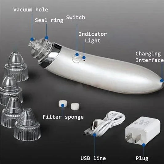 Face Vacuum Blackhead Remover Pore Cleaner